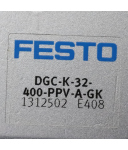 Festo Linearantrieb DGC-K-32-400-PPV-A-GK 1312502 NOV