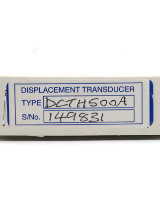 RDP Messtaster DCTH500A OVP