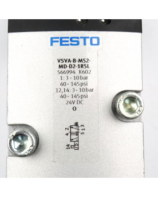 Festo Magnetventil VSVA-B-M52-MD-D2-1R5L 566994 OVP