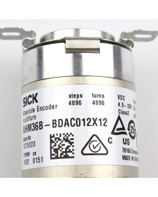 SICK Absolut-Encoder AHM36B-BDAC012x12 1075223 OVP