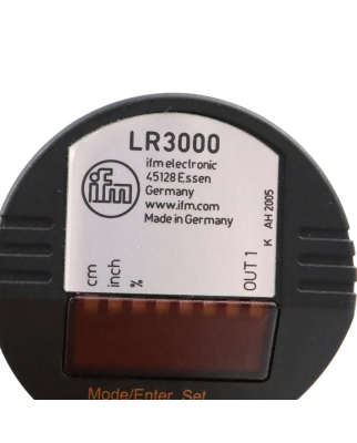ifm Füllstandsensor LR3000 LR0000B-BR34AMPKG/US OVP