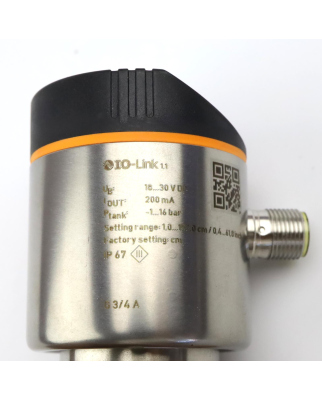ifm Füllstandsensor LR3000 LR0000B-BR34AMPKG/US OVP
