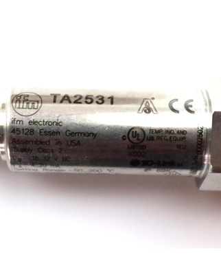 ifm electric Temperaturtransmitter TA2531 TA-100CLER12- -...