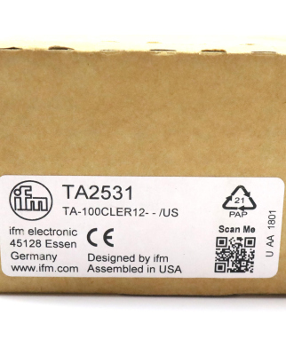 ifm electric Temperaturtransmitter TA2531 TA-100CLER12- - /US OVP