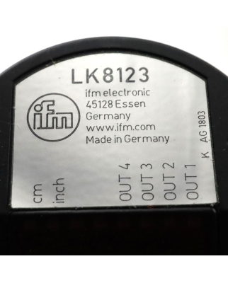 ifm Füllstandsensor LK8123 LK0472B-B-00KVPKG/US OVP