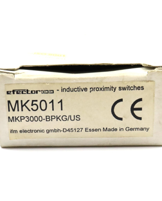 ifm efector Zylindersensor MK5011 MKP3000-BPKG/US OVP