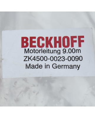 Beckhoff Motorleitung AX5000 dynamic ZK4500-0023-0090 9m OVP
