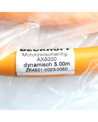 Beckhoff Motorverlängerungsleitung AX5000 dynamic ZK4501-0023-0050 5m OVP
