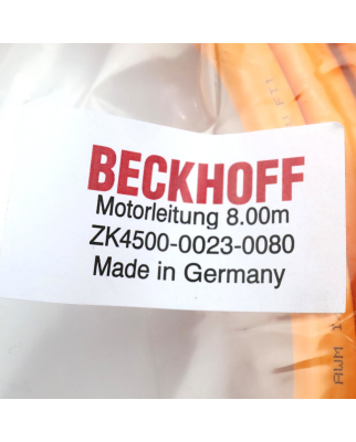 Beckhoff Motorleitung AX5000 dynamic ZK4500-0023-0080 8m OVP