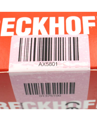 Beckhoff TwinSAFE-Drive-Optionskarte AX5801 SIE