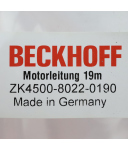 Beckhoff Motorleitung AX5000 dynamic ZK4500-8022-0190 19m OVP