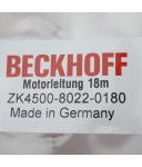 Beckhoff Motorleitung AX5000 dynamic ZK4500-8022-0180 18m OVP