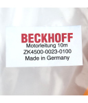 Beckhoff Motorleitung AX5000 dynamic ZK4500-0023-0100 10m OVP