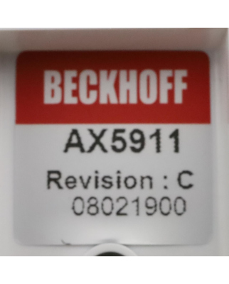 Beckhoff AX-Bridge Power-Distribution-Modul AX5911 NOV