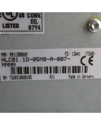 Rexroth Zusatzspeicher HLC01.1D-05M0-A-007-NNNN...