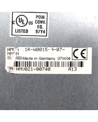 Rexroth Versorgungsgerät HMV02.1R-W0015-A-07-NNNN R911309080 GEB