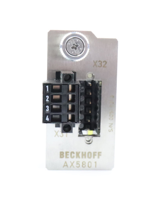 Beckhoff TwinSAFE-Drive-Optionskarte AX5801 GEB