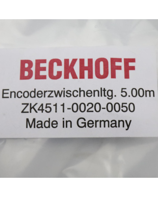 Beckhoff Encoderverlängerungsleitung AX5000 dynamic...