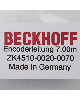 Beckhoff Encoderanschlussleitung AX5000 dynamic...