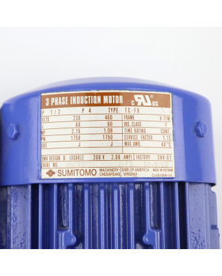 Sumitomo Induktionsmotor CNFM05-6075A-15 GEB
