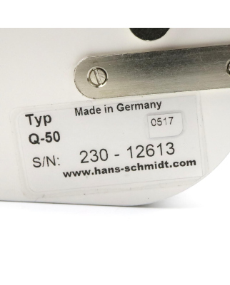 Hans Schmidt Zugspannungsmesser Q-50 OVP
