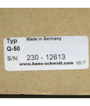 Hans Schmidt Zugspannungsmesser Q-50 OVP