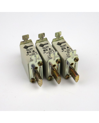 Ebamat Sicherungseinsatz 9393 NH000 80A 500V (3Stk.) OVP
