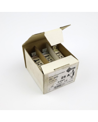 Ebamat Sicherungseinsatz 9387 NH000 25A 500V (3Stk.) OVP