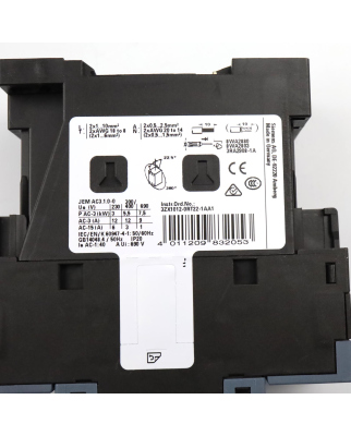 Siemens Leistungsschütz 3RT2024-2BB40 OVP