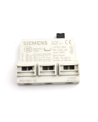 Siemens Hilfsschalter 3RV1901-1D (11Stk.) GEB