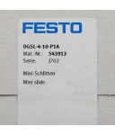 Festo Mini-Schlitten DGSL-4-10-P1A 543913 SIE