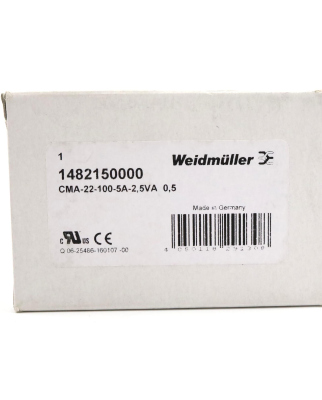 Weidmüller Stromwandler CMA-22-100-5A-2,5VA-0,5 1482150000 OVP
