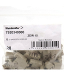 Weidmüller Endwinkel ZEW 15 7920340000 (20Stk.) OVP