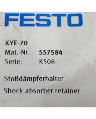 Festo Stoßdämpferhalter KYE-70 557584 OVP