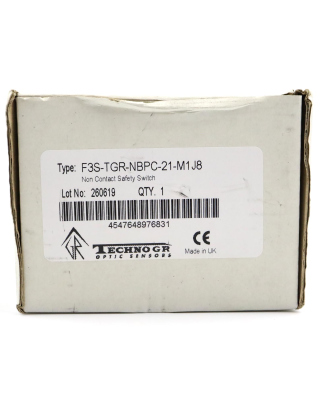 TECHNOGR/Omron Sicherheitsschalter F3S-TGR-NBPC-21-M1J8 OVP