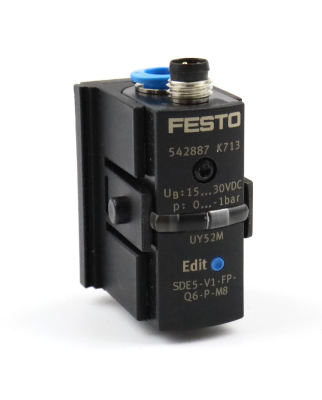 Festo Drucksensor SDE5-V1-FP-Q6-P-M8 542887 GEB