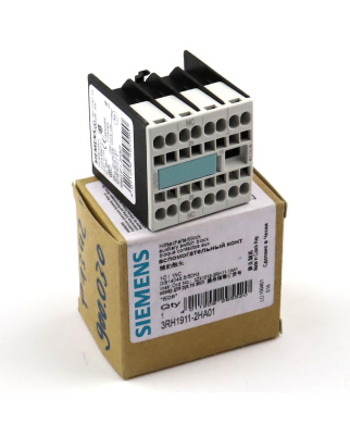 Siemens Hilfsschalterblock 3RH1911-2HA01 OVP