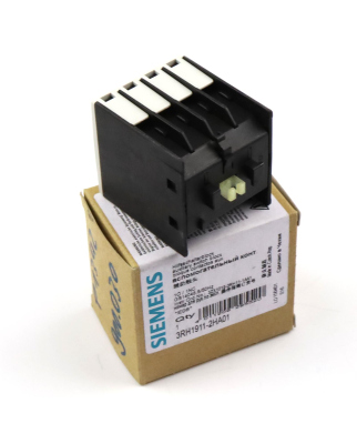Siemens Hilfsschalterblock 3RH1911-2HA01 OVP
