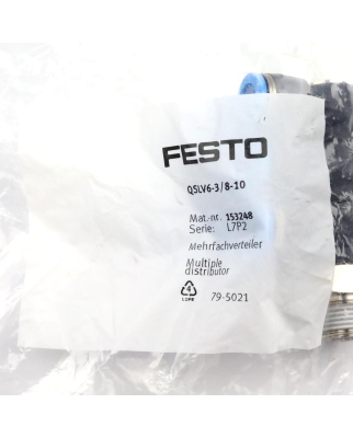 Festo Mehrfachverteiler QSLV6-3/8-10 153248 OVP