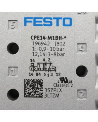 Festo Magnetventil CPE14-M1BH-5LS-1/8 196942 OVP