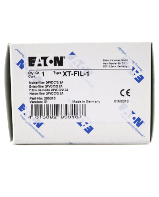Eaton Entstörfilter XT-FIL-1 285316 OVP