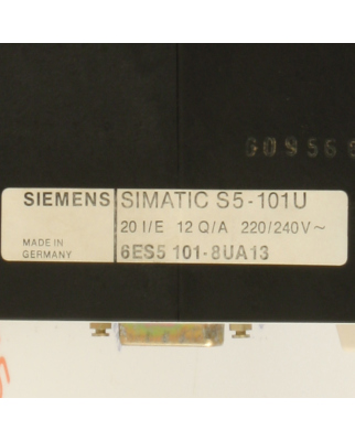 SIMATIC S5 101U Zentralgerät 6ES5 101-8UA13 GEB
