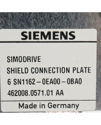Simodrive 611 Schirmanschlussblech 6SN1162-0EA00-0BA0 GEB
