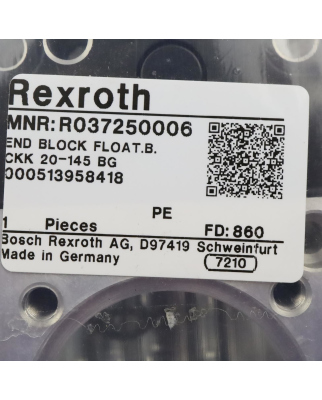 Rexroth Traverse-Loslager CKK 20-145 BG R037250006 OVP