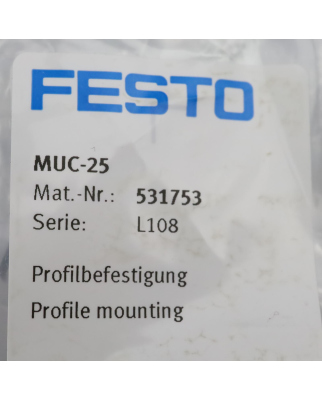 Festo Profilbefestigung MUC-25 531753 OVP