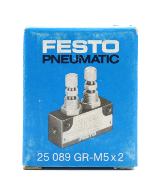 Festo Drossel-Rückschlagventil GR-M5X2-B 25089 OVP