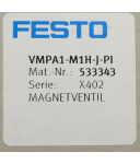 Festo Magnetventil VMPA1-M1H-J-PI 533343 OVP