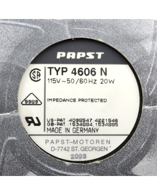 Papst Lüfter 4606N 115V OVP
