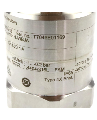 Endress+Hauser Cerabar Drucktransmitter PMC21-1NL0/5H8 GEB