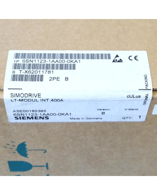 Simodrive 611 LT-Modul 6SN1123-1AA00-0KA1 Vers.B SIE